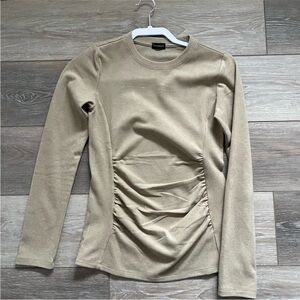 The Buckle Tan Long Sleeve Top